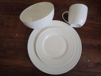 New Bone China 16 pcs Dinner set -016