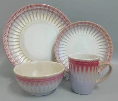 Stoneware 16 pcs Dinner set -EBC-07